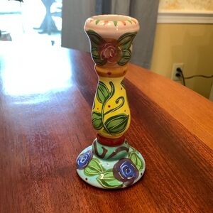 Chaleur Floral Candlestick Holder Designed by Karen Gelff